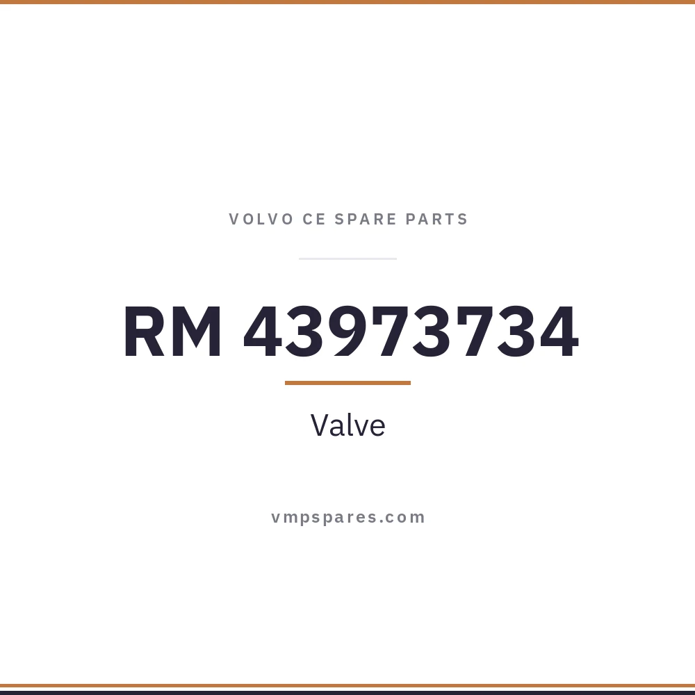 RM 43973734 – Valve