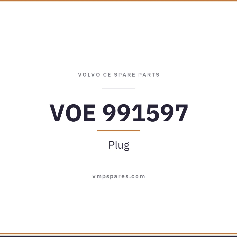 VOE 991597 – Plug