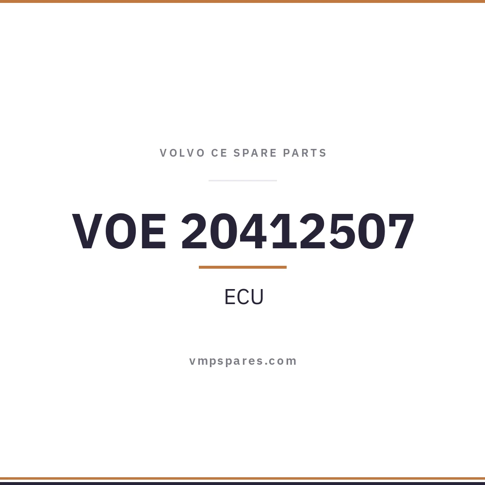 VOE 20412507 – ECU
