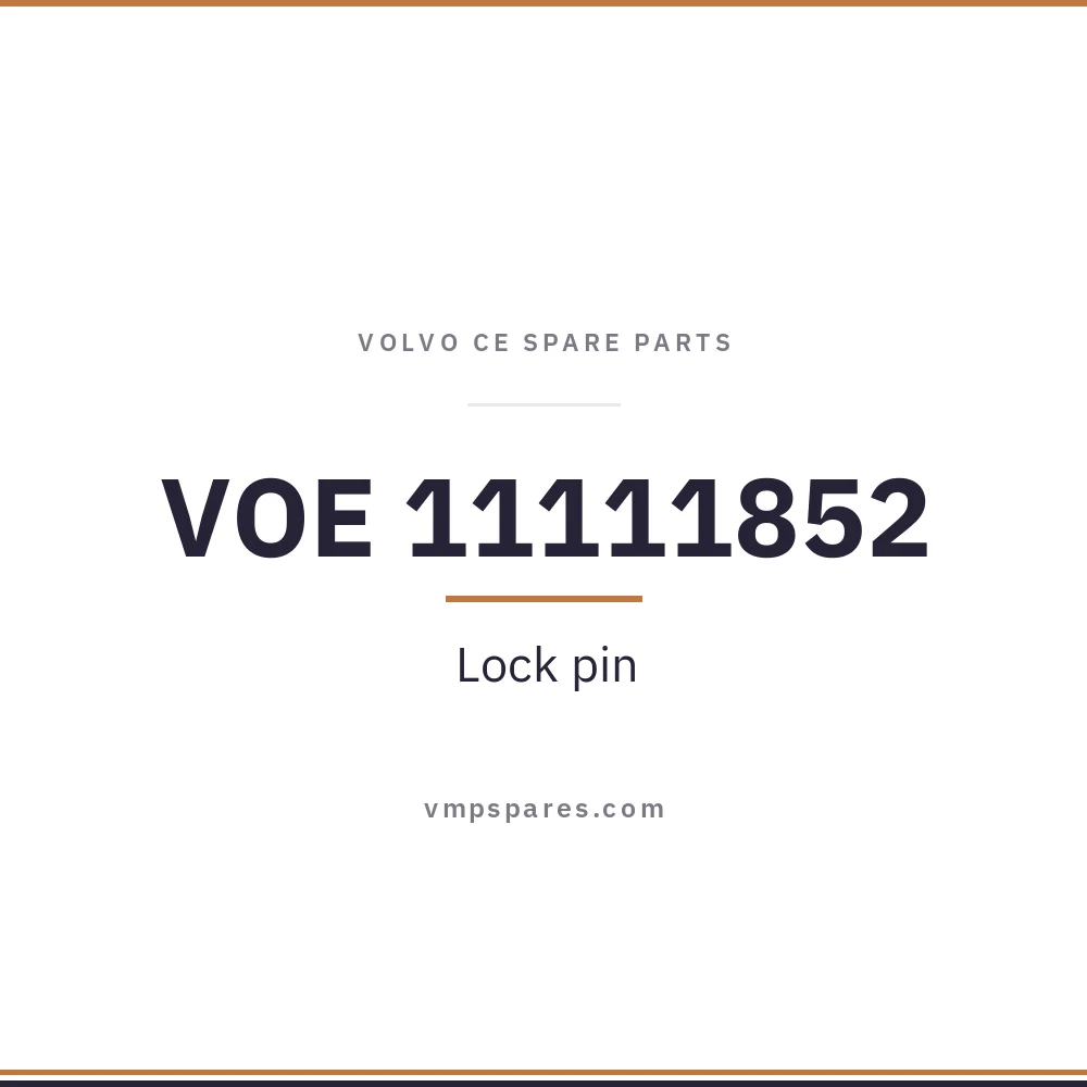 VOE 11111852 – Lock pin