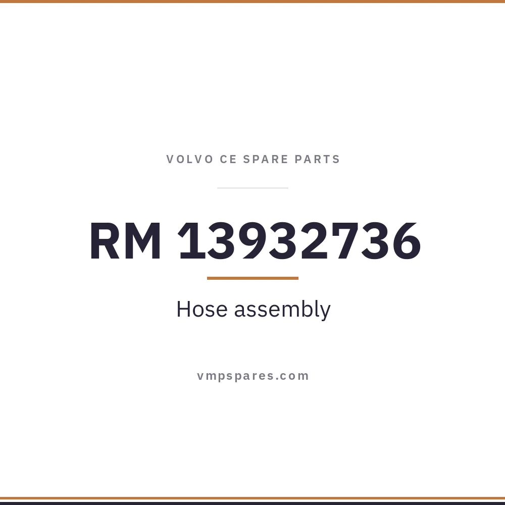 RM 13932736 – Hose assembly
