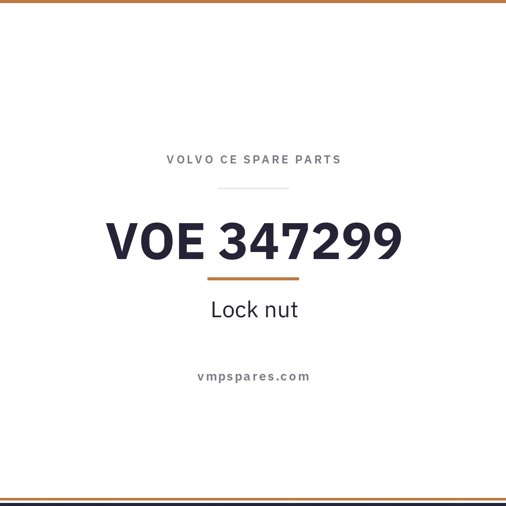 VOE 347299 – Lock nut