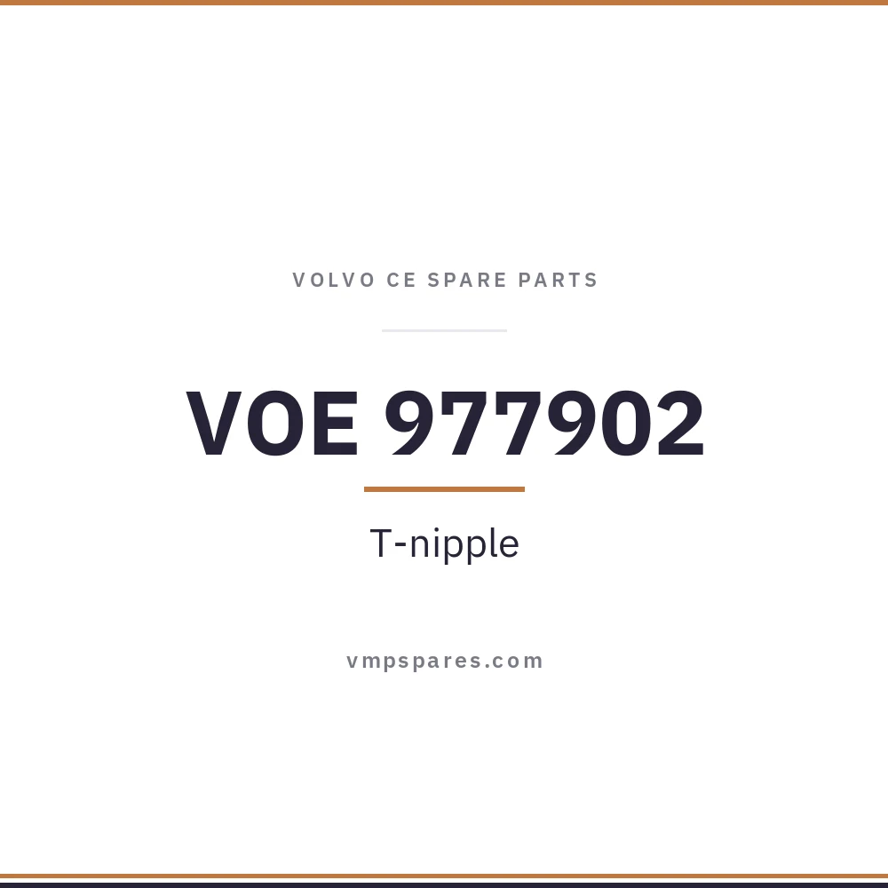 VOE 977902 – T-nipple