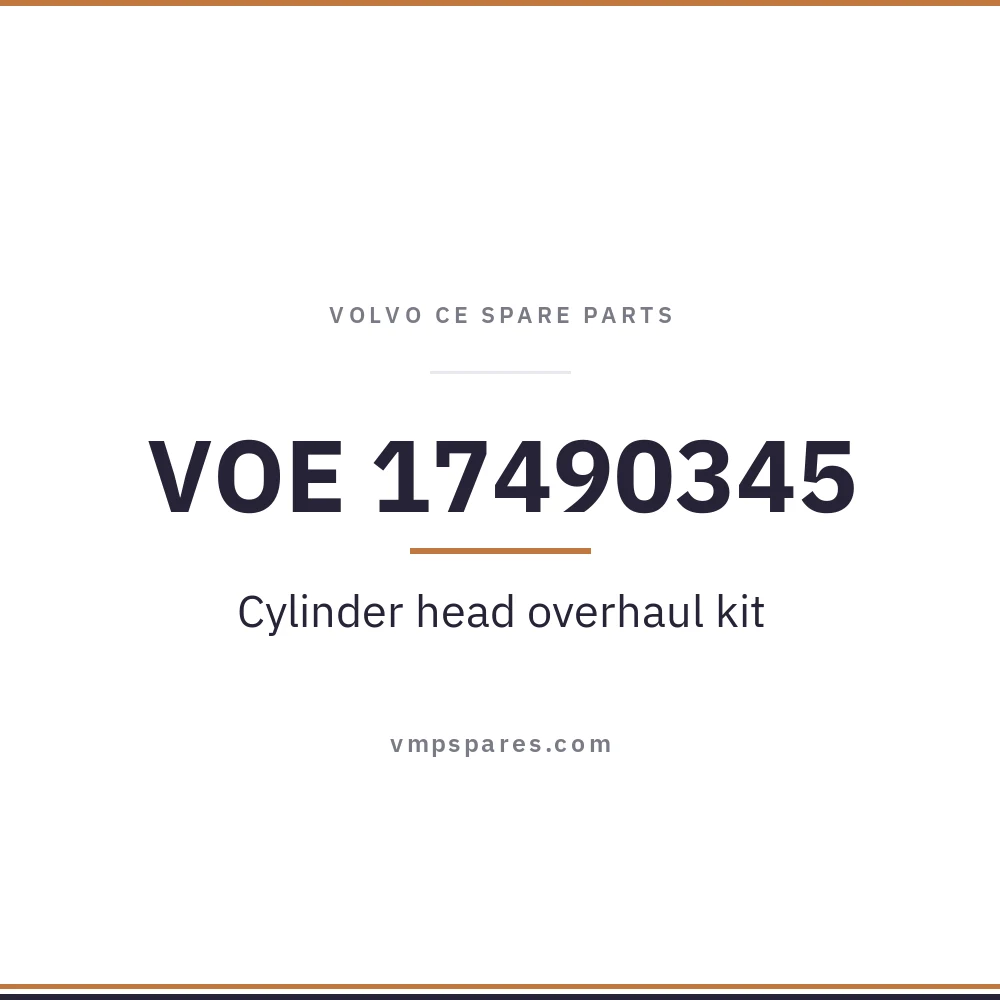 VOE 17490345 – Cylinder head overhaul kit