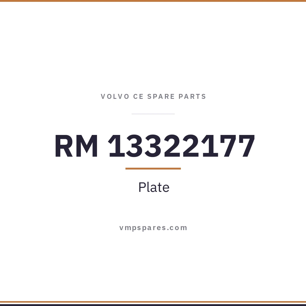 RM 13322177 – Plate