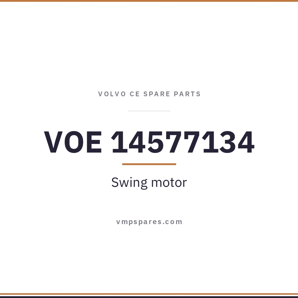 VOE 14577134 – Swing motor