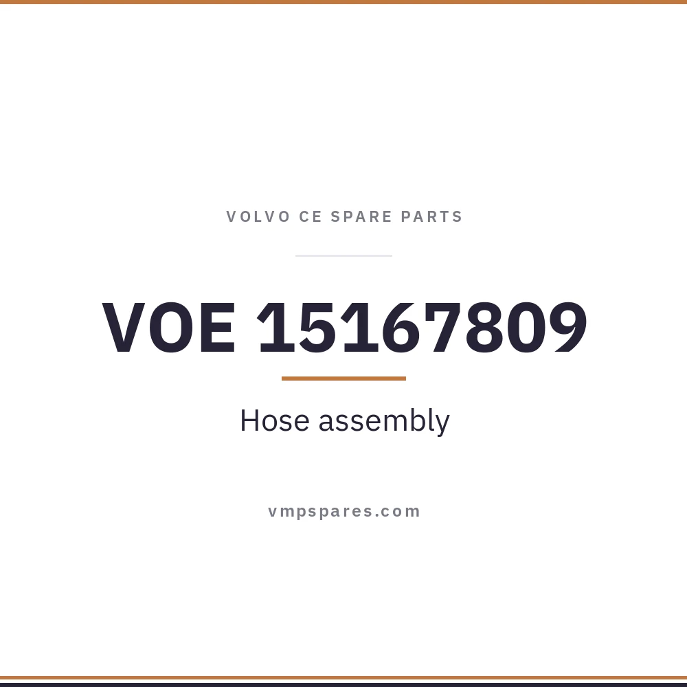 VOE 15167809 – Hose assembly