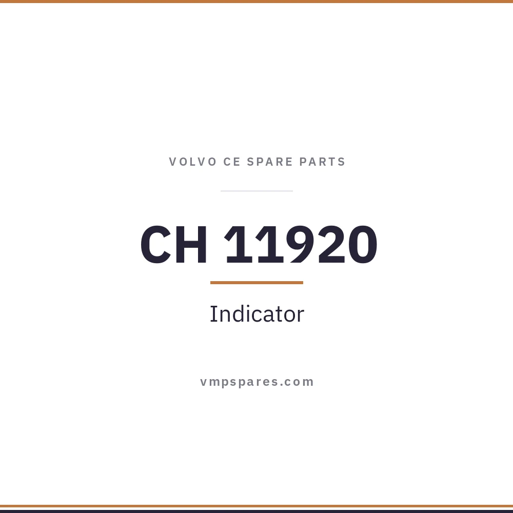 CH 11920 – Indicator