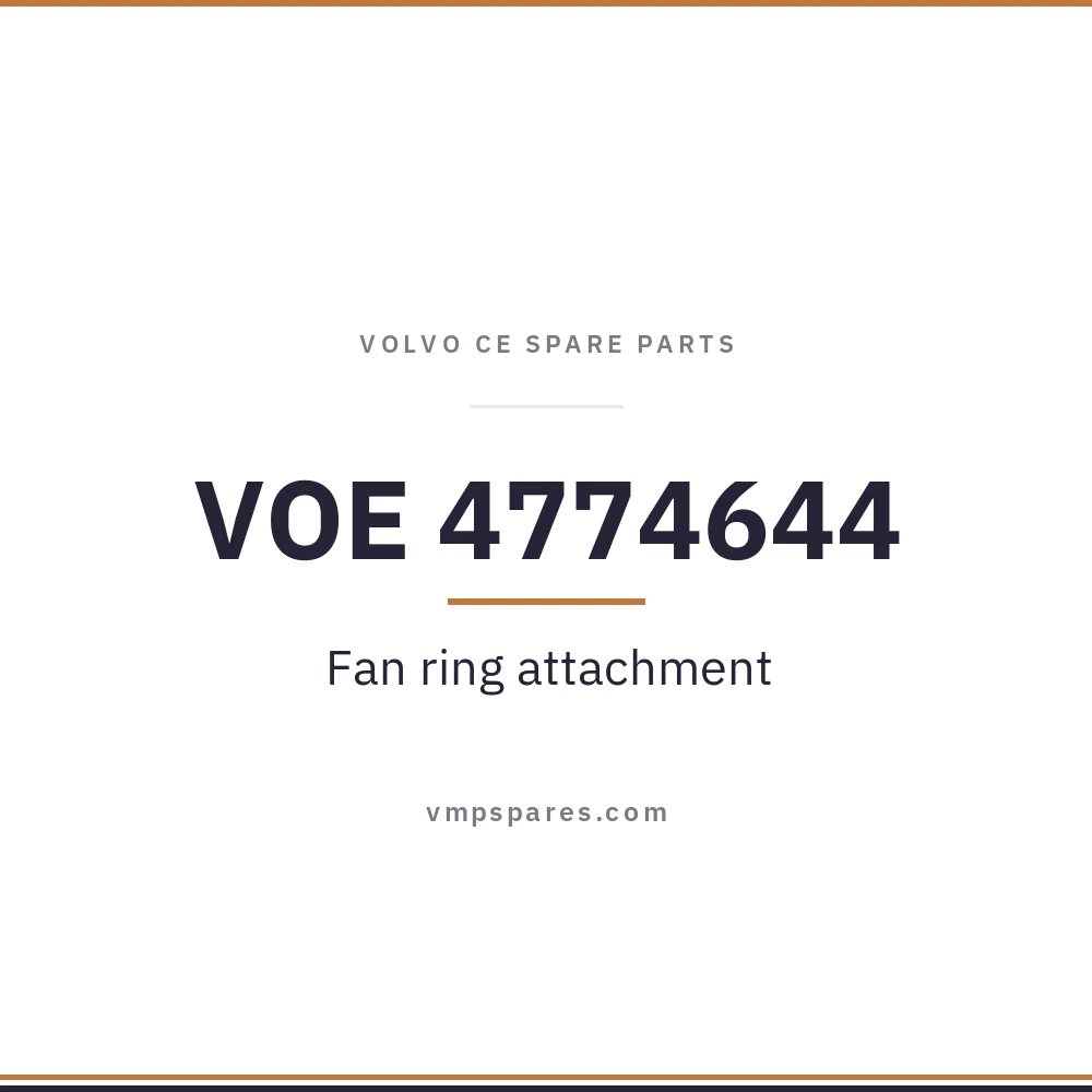 VOE 4774644 – Fan ring attachment