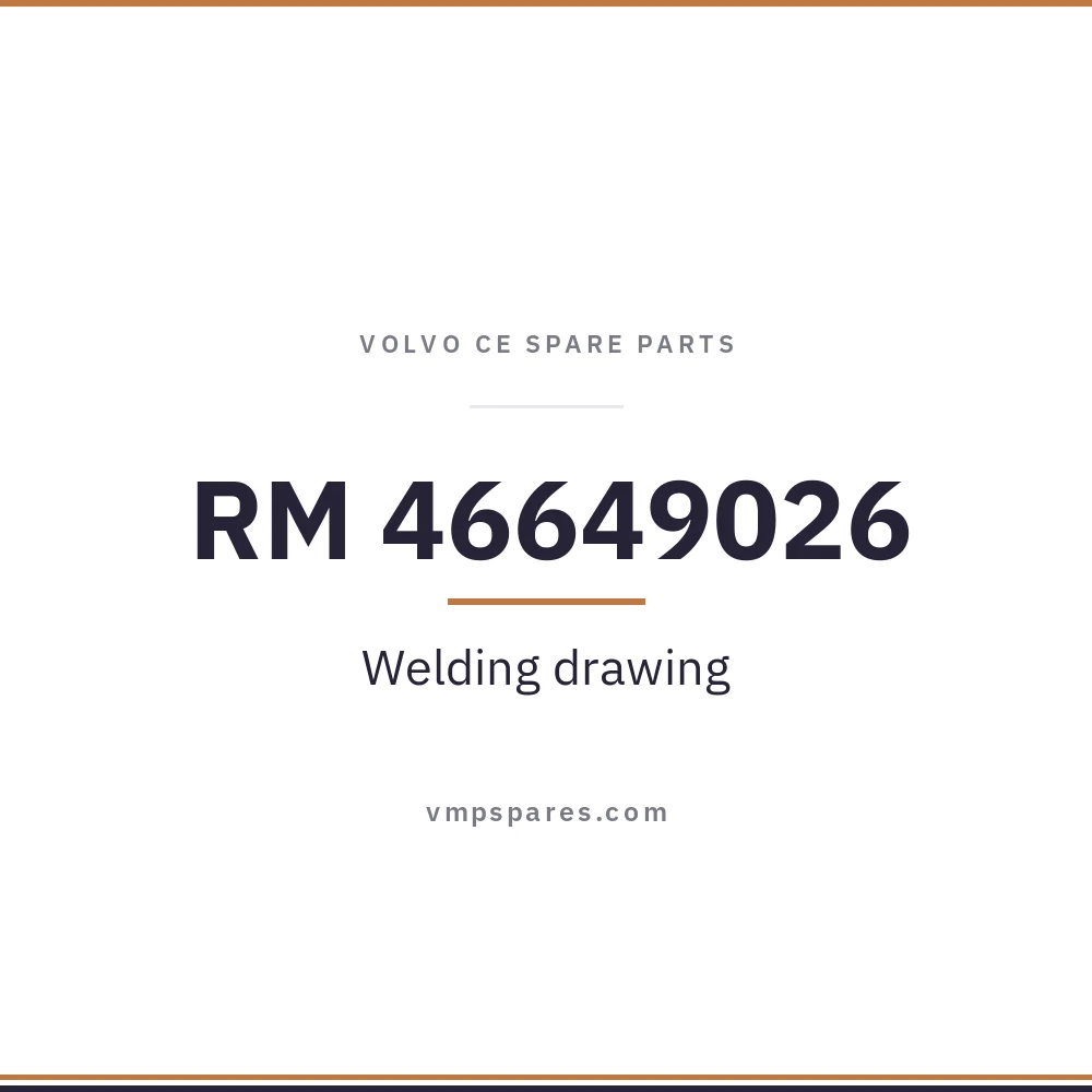 RM 46649026 – Welding drawing
