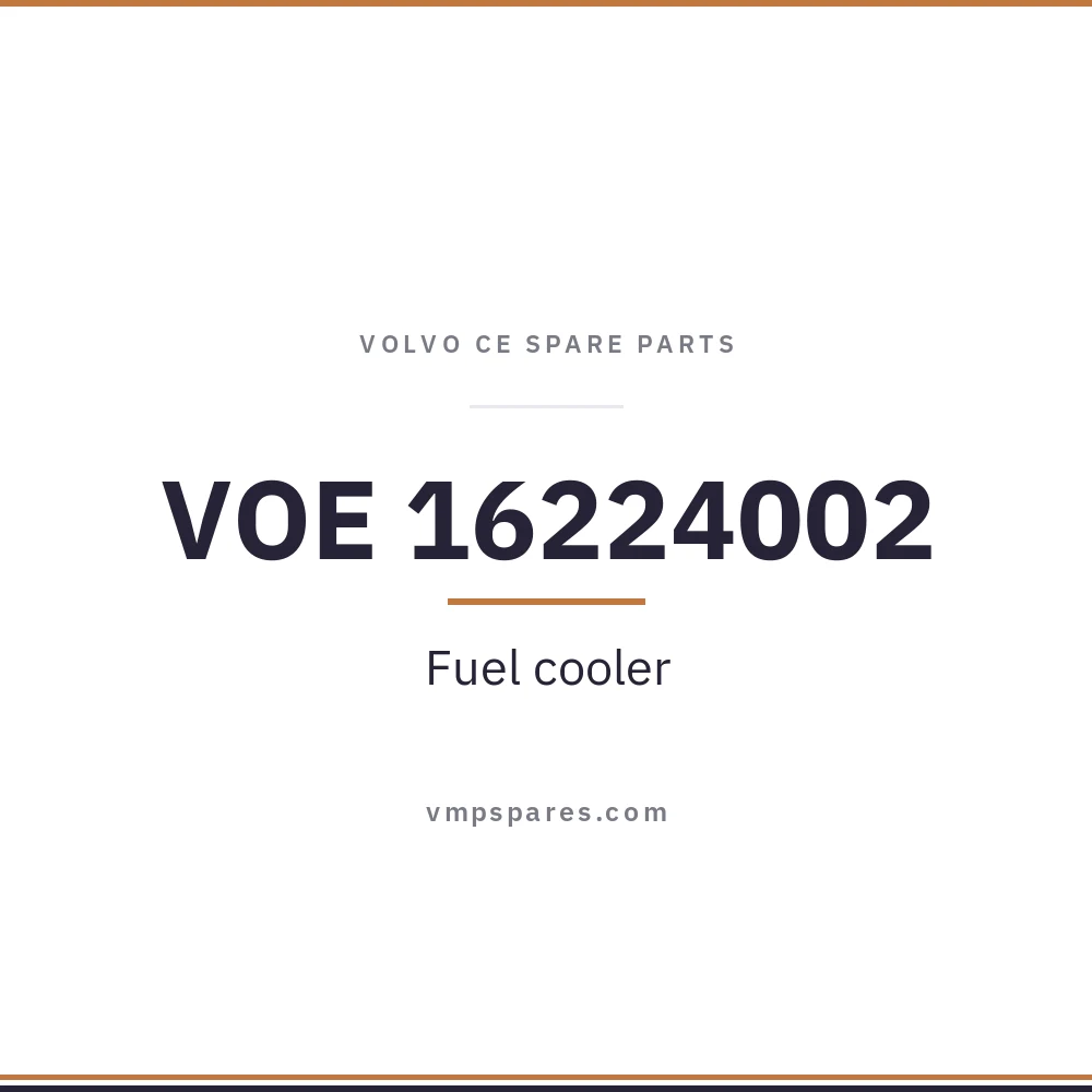 VOE 16224002 – Fuel cooler