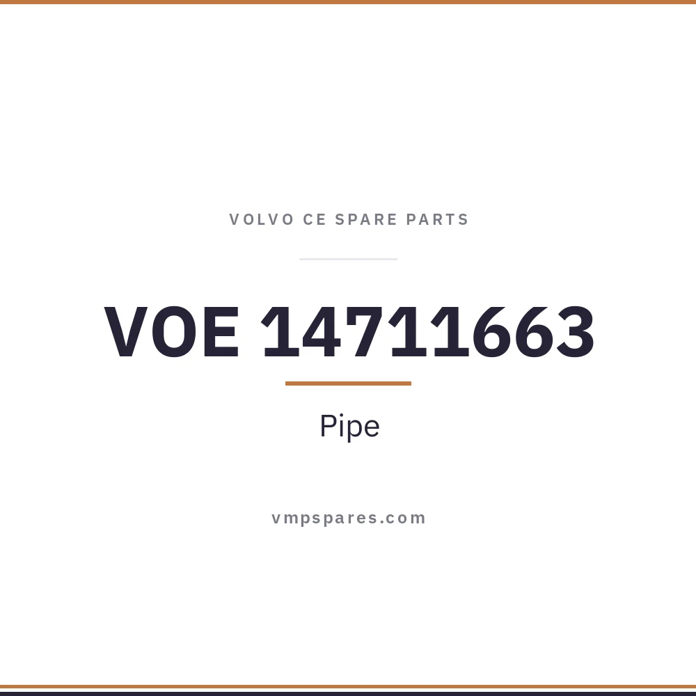 VOE 14711663 – Pipe