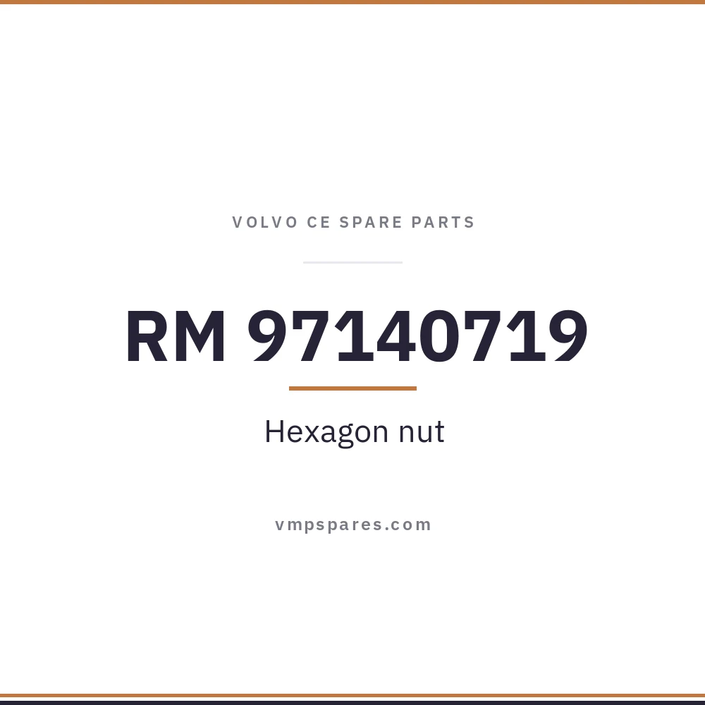 RM 97140719 – Hexagon nut