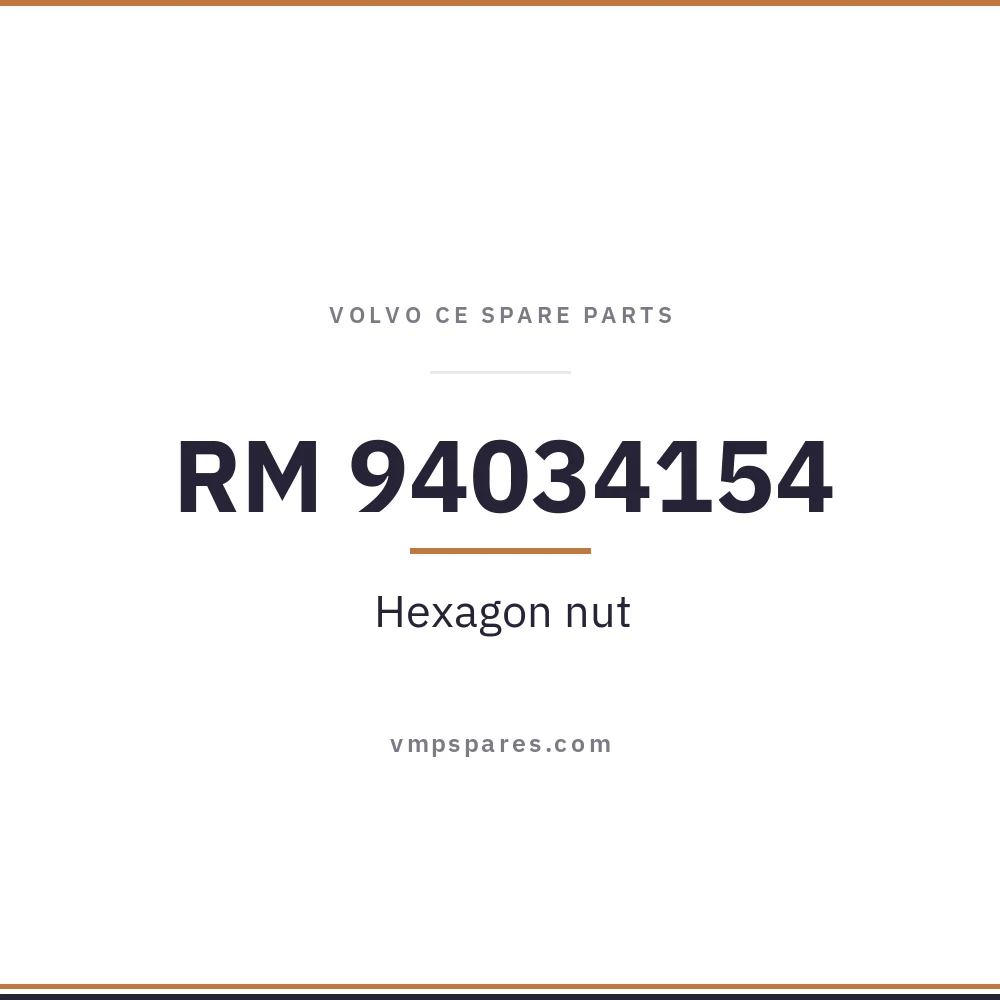 RM 94034154 – Hexagon nut