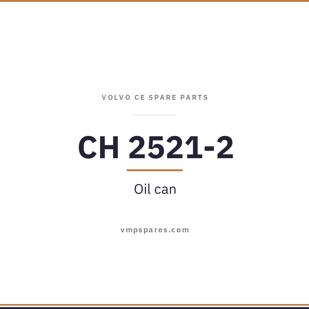 CH 2521-2 – Oil can