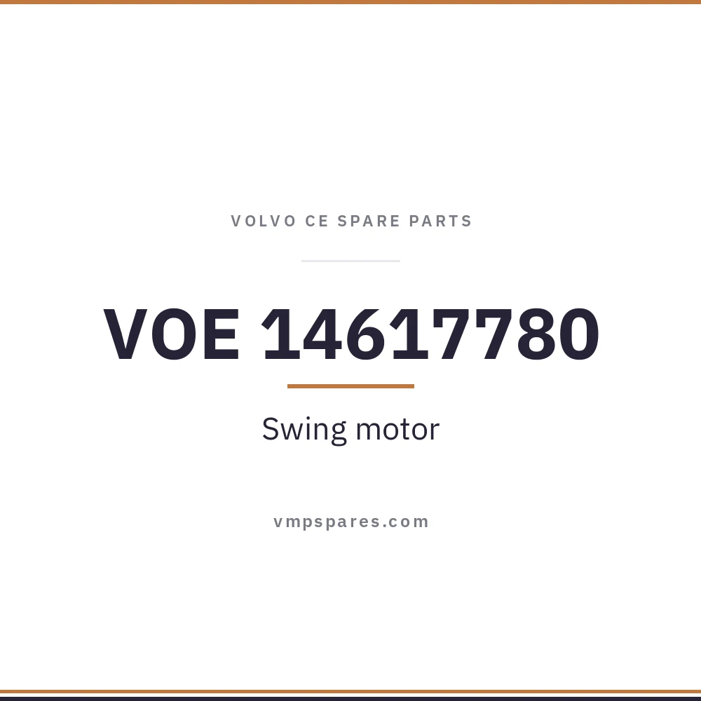 VOE 14617780 – Swing motor