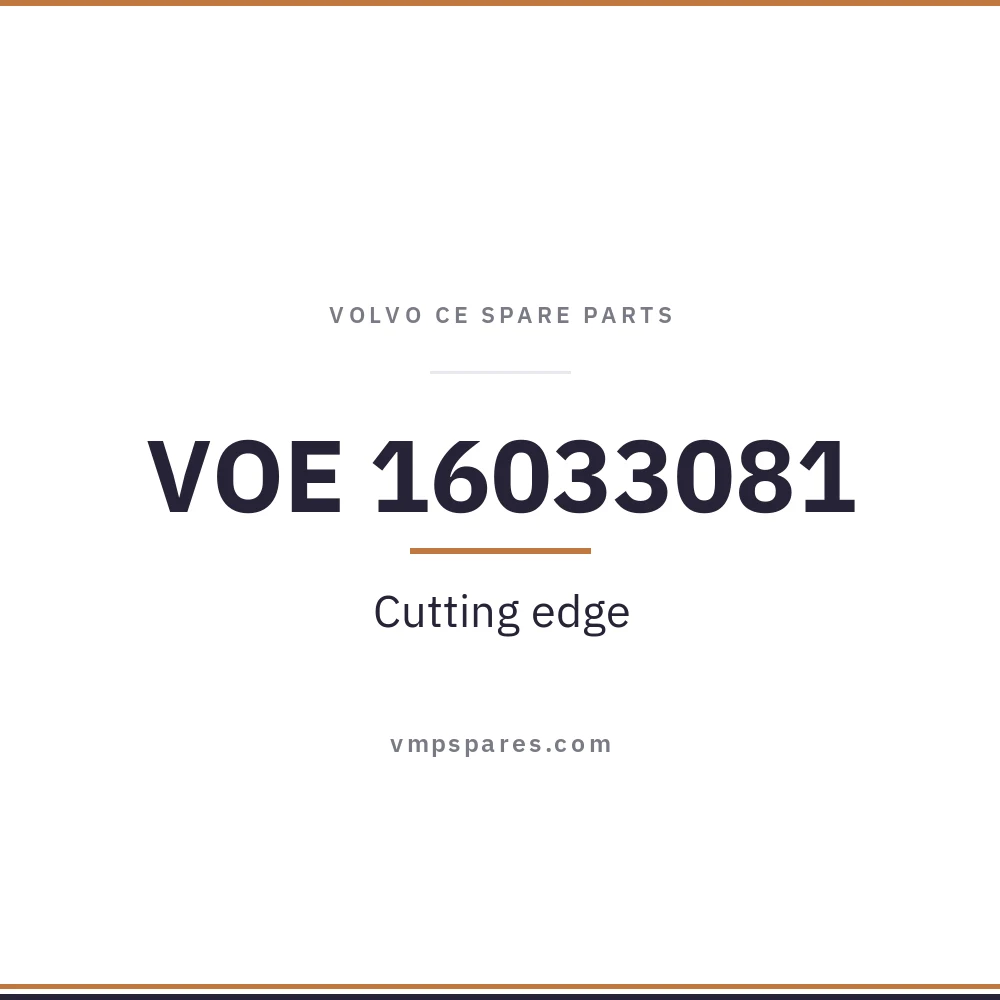VOE 16033081 – Cutting edge