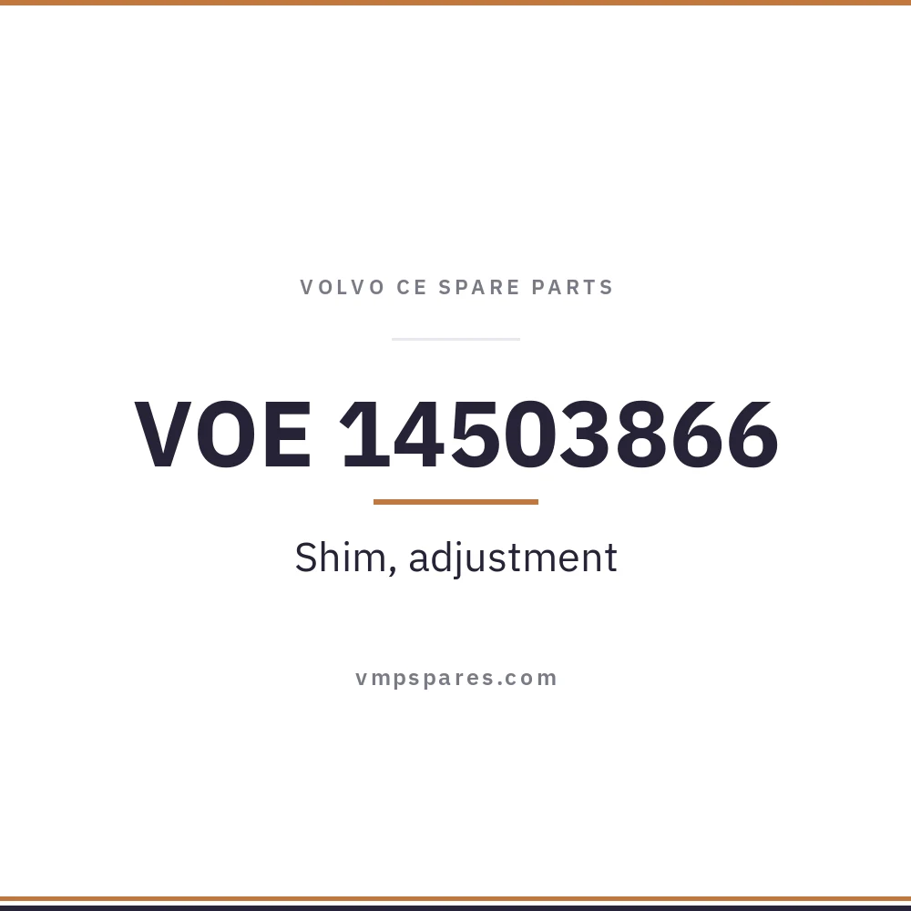 VOE 14503866 – Shim, adjustment