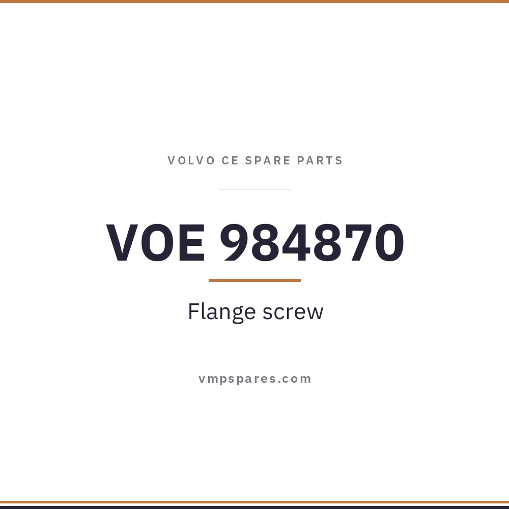 VOE 984870 – Flange screw