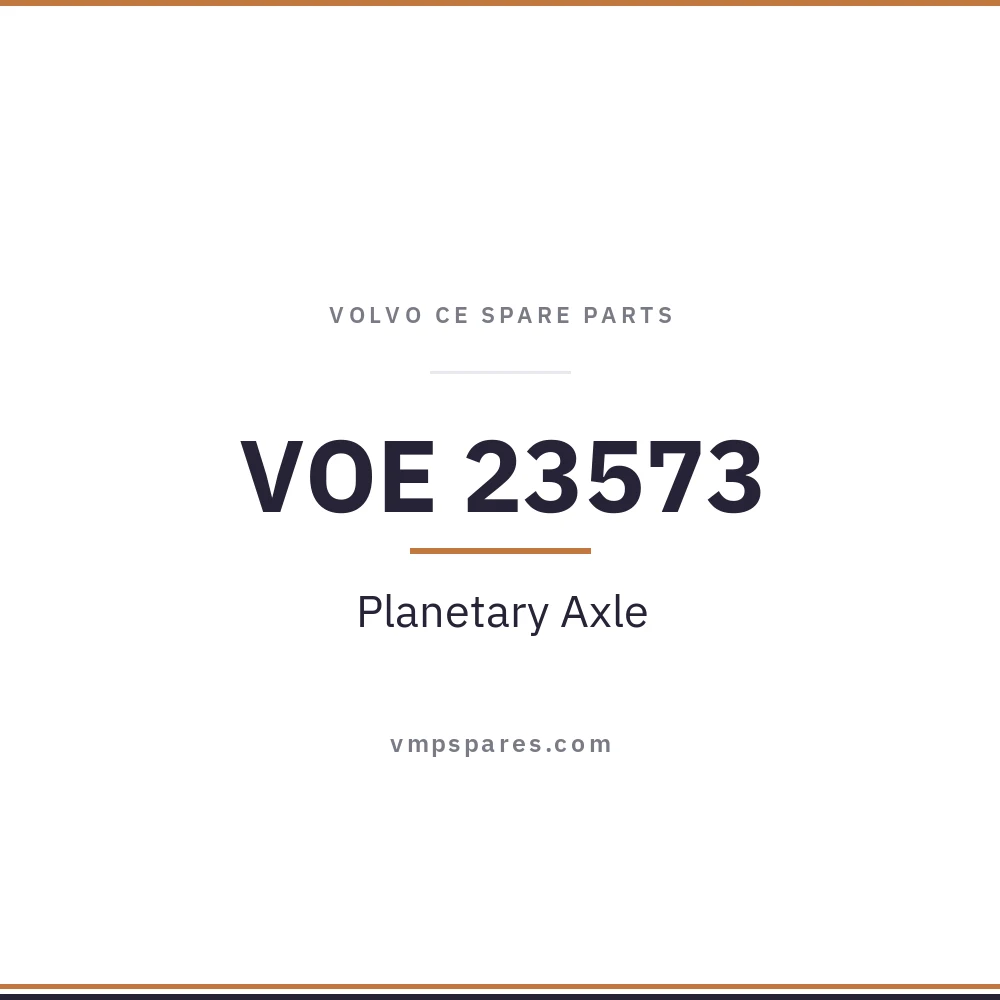 VOE 23573 – Planetary Axle