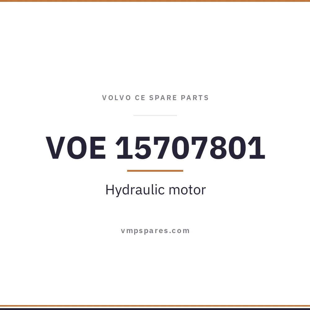 VOE 15707801 – Hydraulic motor