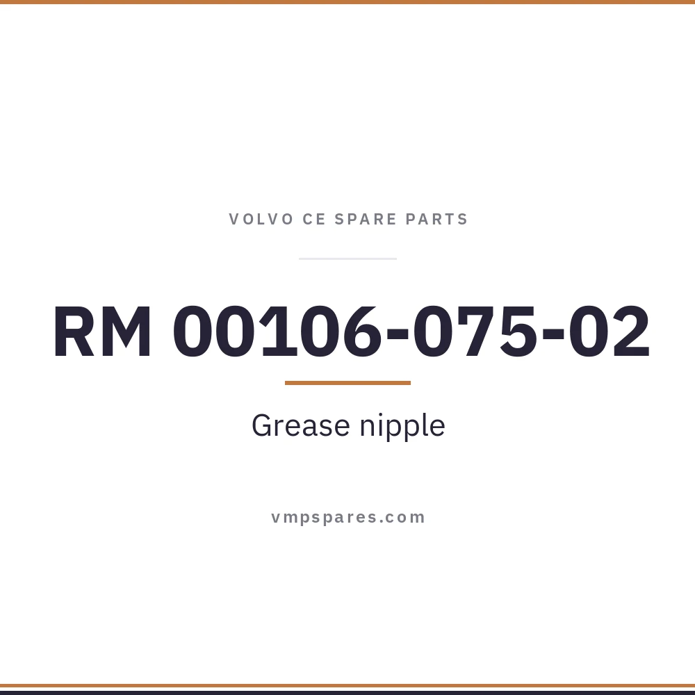 RM 00106-075-02 – Grease nipple