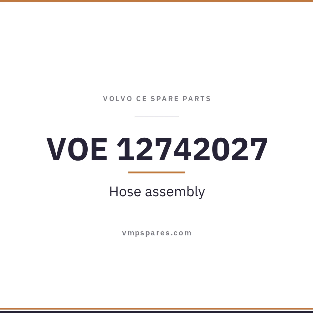 VOE 12742027 – Hose assembly