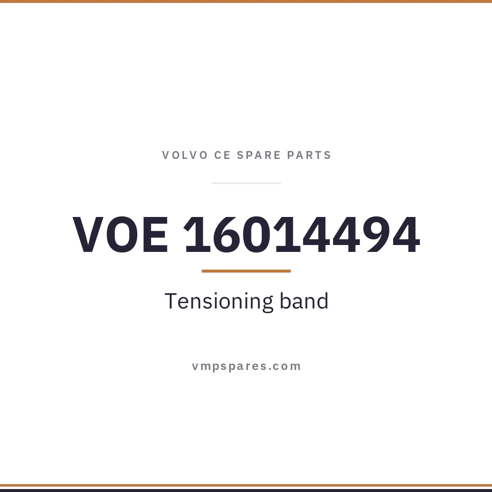 VOE 16014494 – Tensioning band