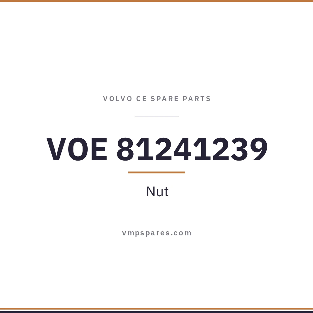 VOE 81241239 – Nut