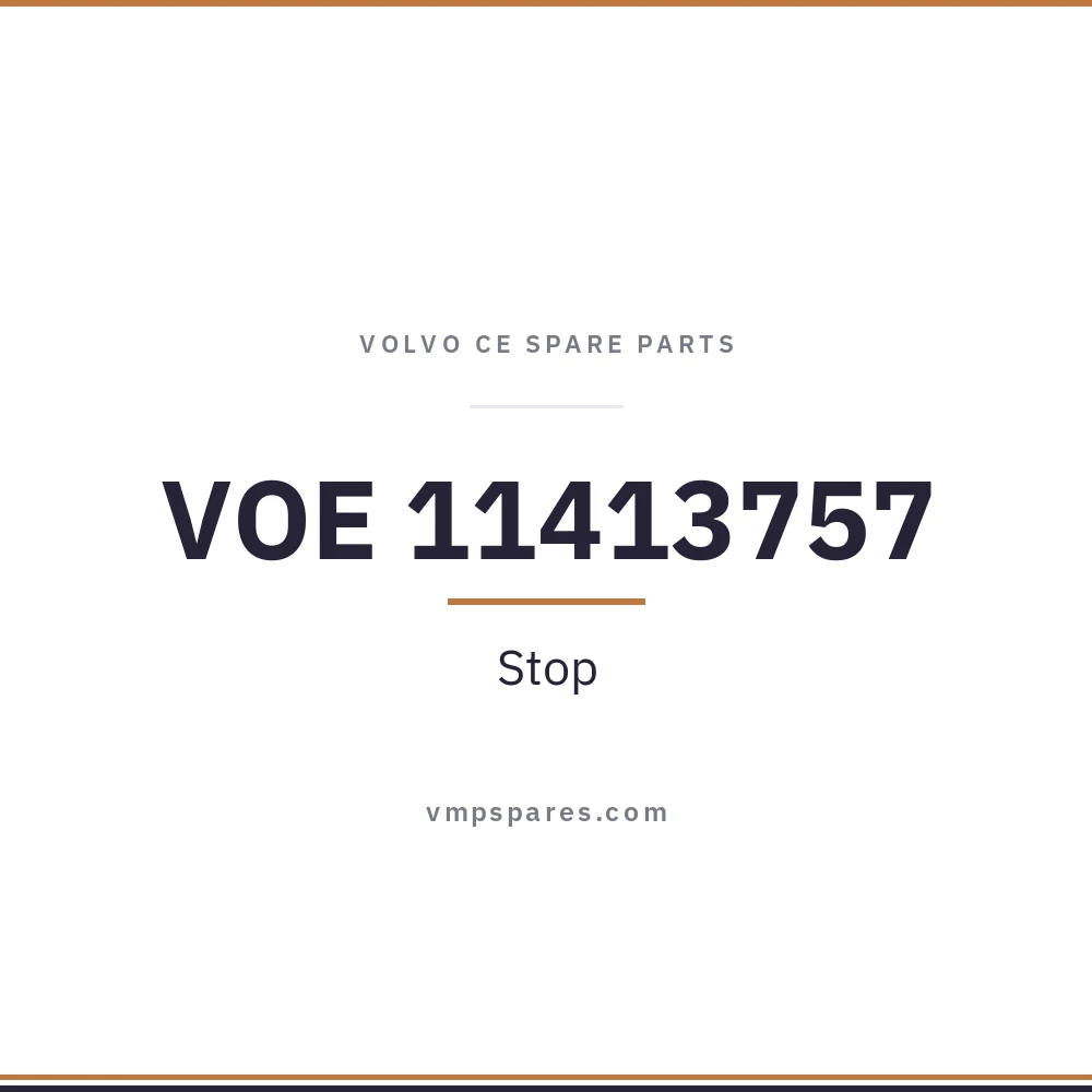 VOE 11413757 – Stop