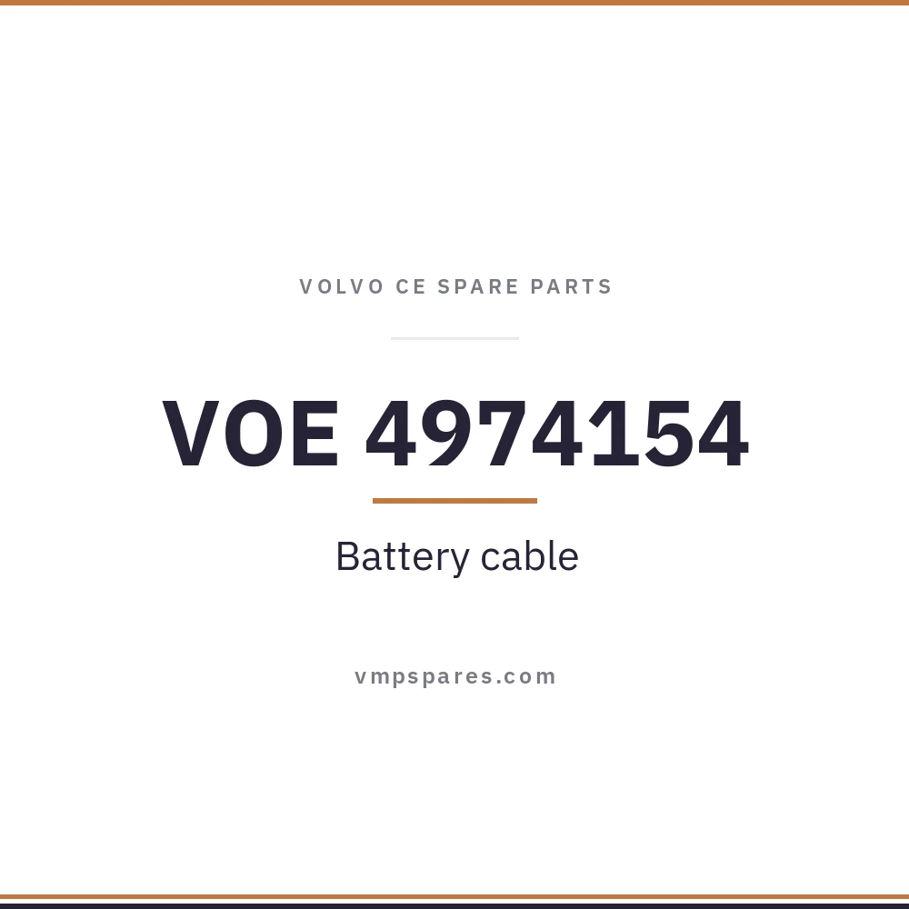 VOE 4974154 – Battery cable