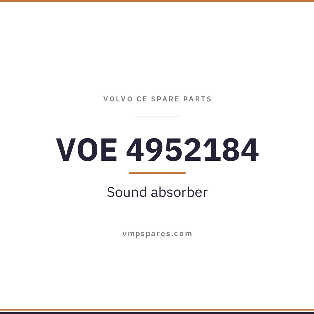 VOE 4952184 – Sound absorber