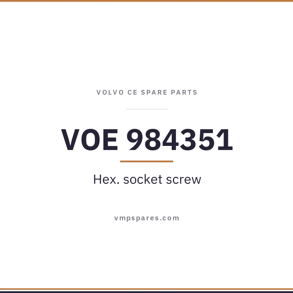 VOE 984351 – Hex. socket screw