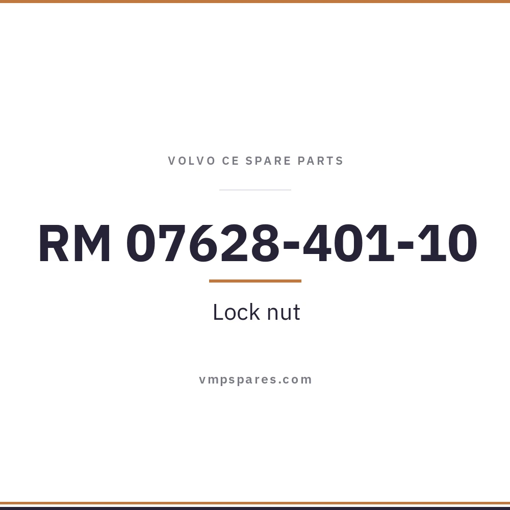 RM 07628-401-10 – Lock nut