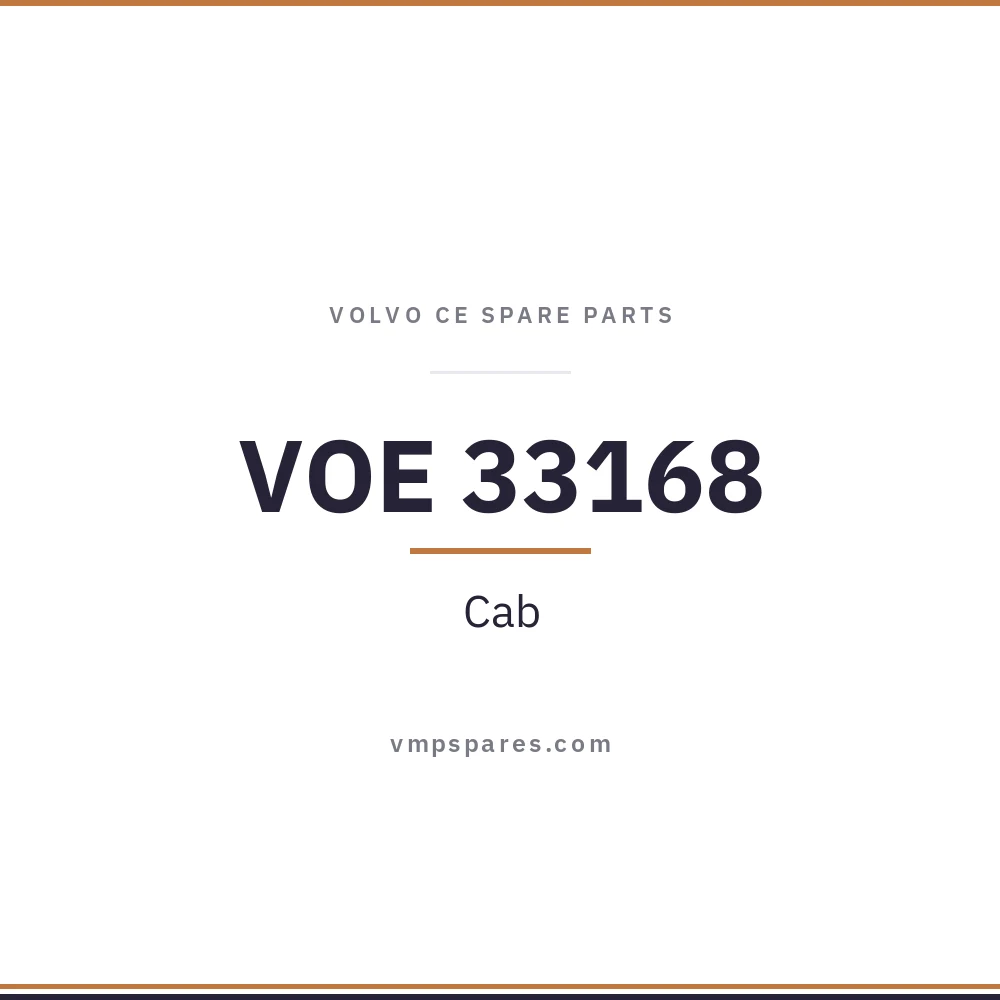 VOE 33168 – Cab