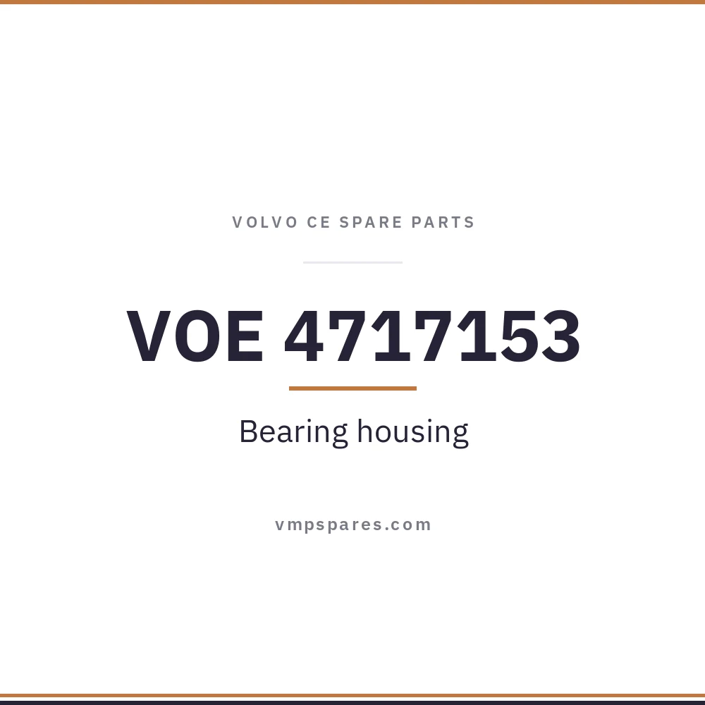 VOE 4717153 – Bearing housing