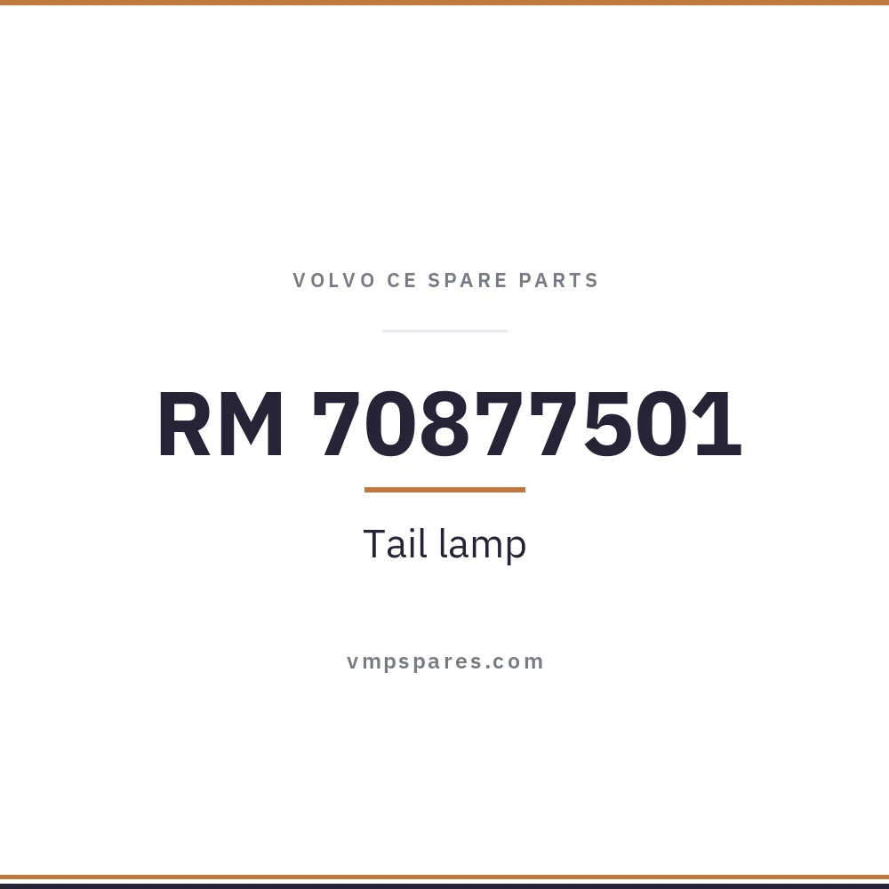 RM 70877501 – Tail lamp