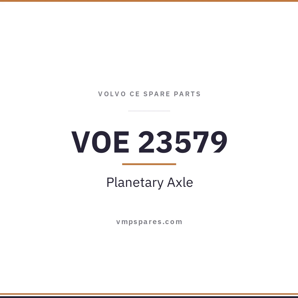 VOE 23579 – Planetary Axle