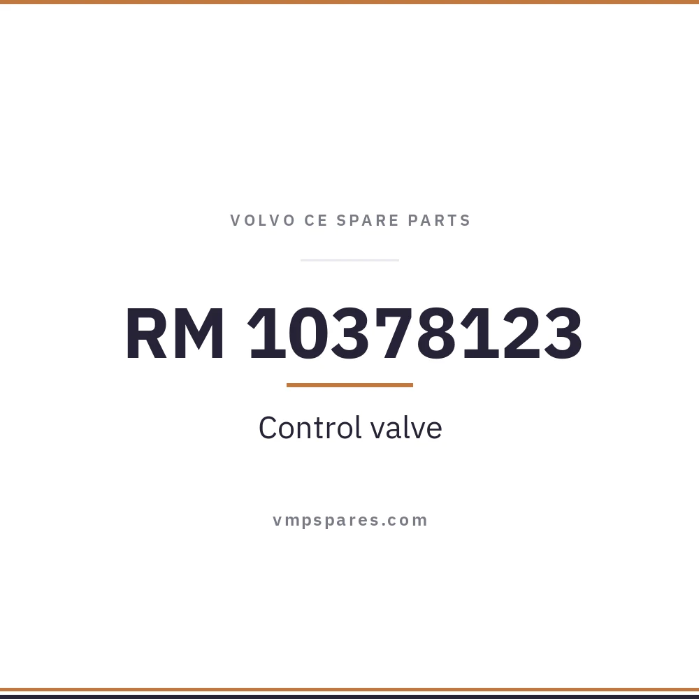 RM 10378123 – Control valve