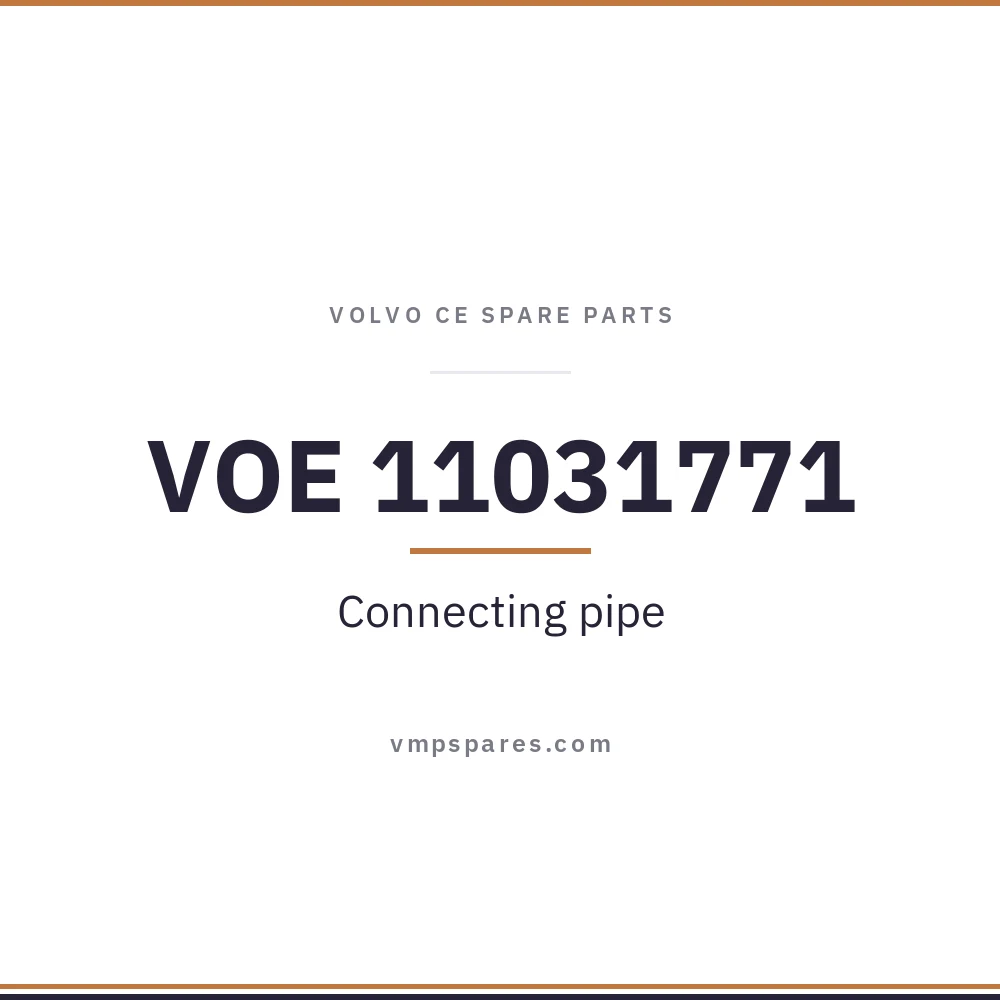 VOE 11031771 – Connecting pipe