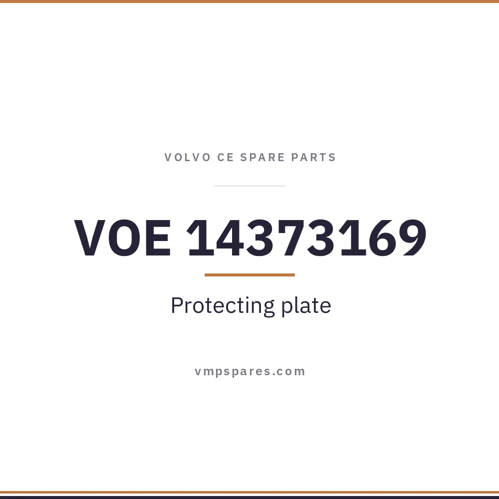 VOE 14373169 – Protecting plate