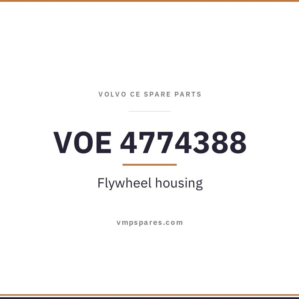 VOE 4774388 – Flywheel housing