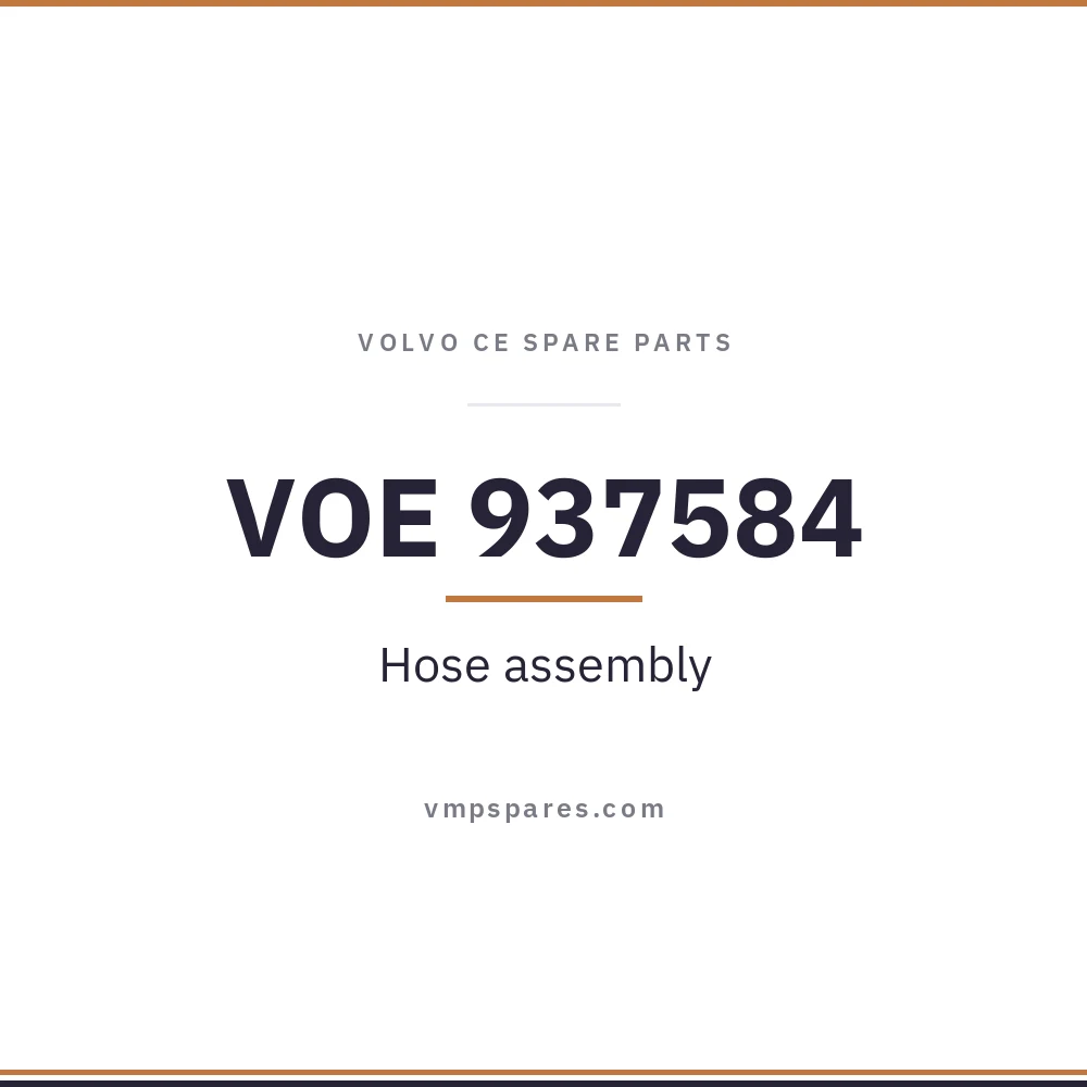 VOE 937584 – Hose assembly