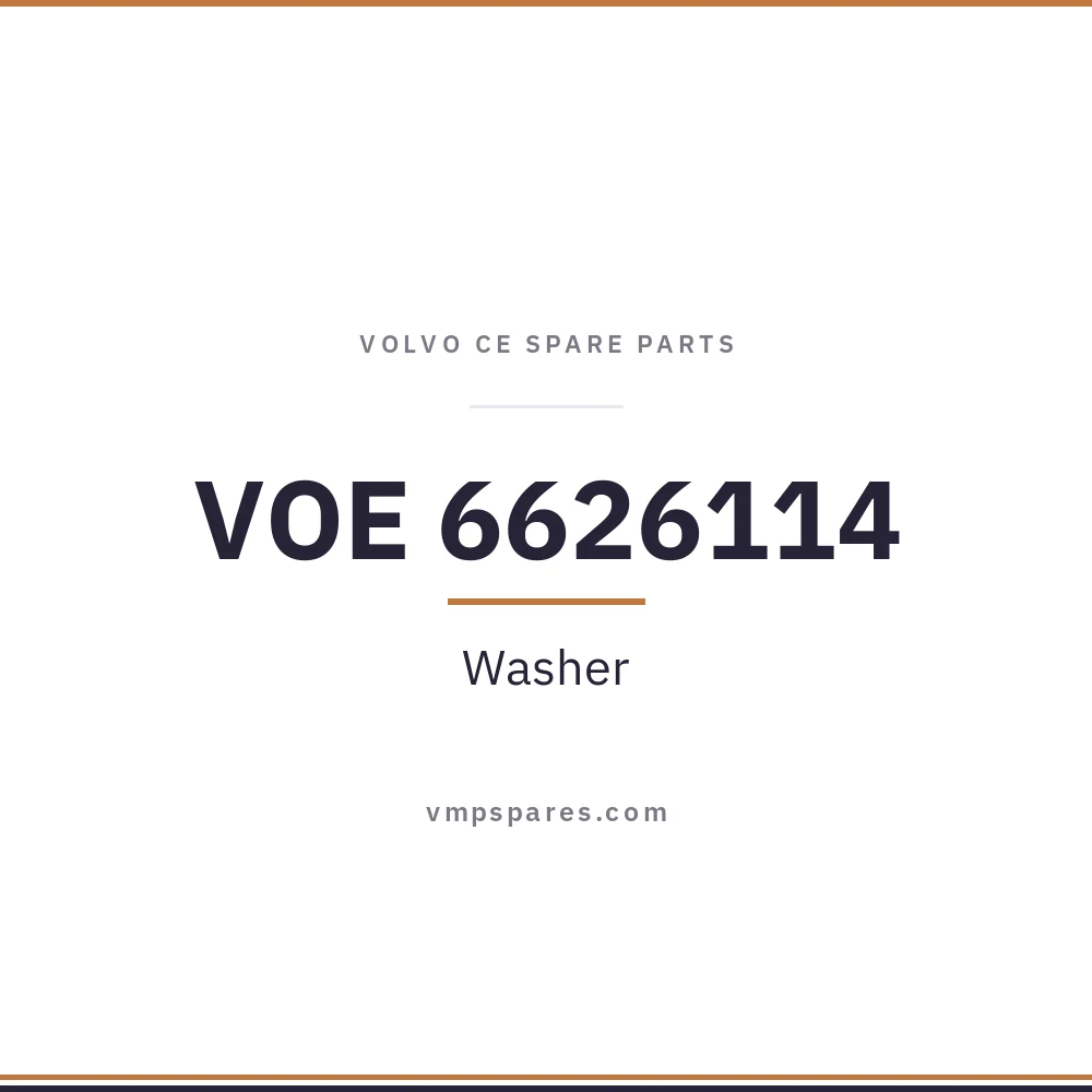 VOE 6626114 – Washer