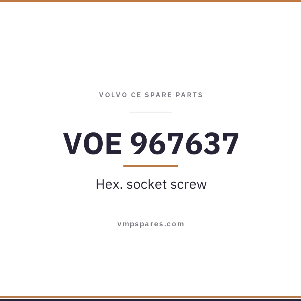 VOE 967637 – Hex. socket screw