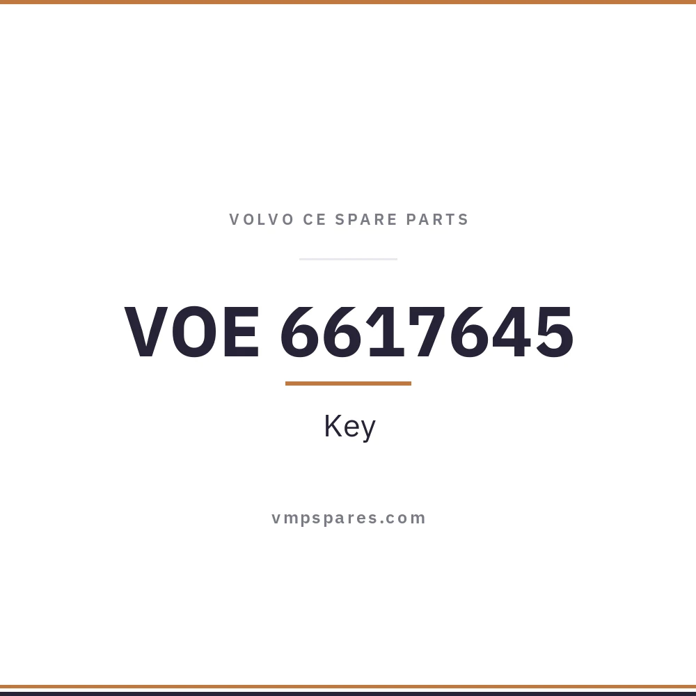 VOE 6617645 – Key