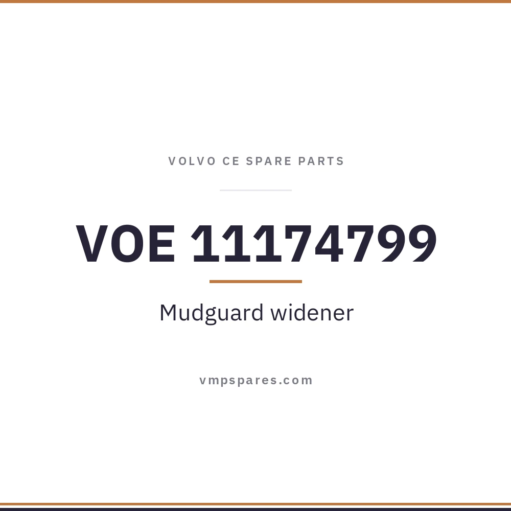 VOE 11174799 – Mudguard widener