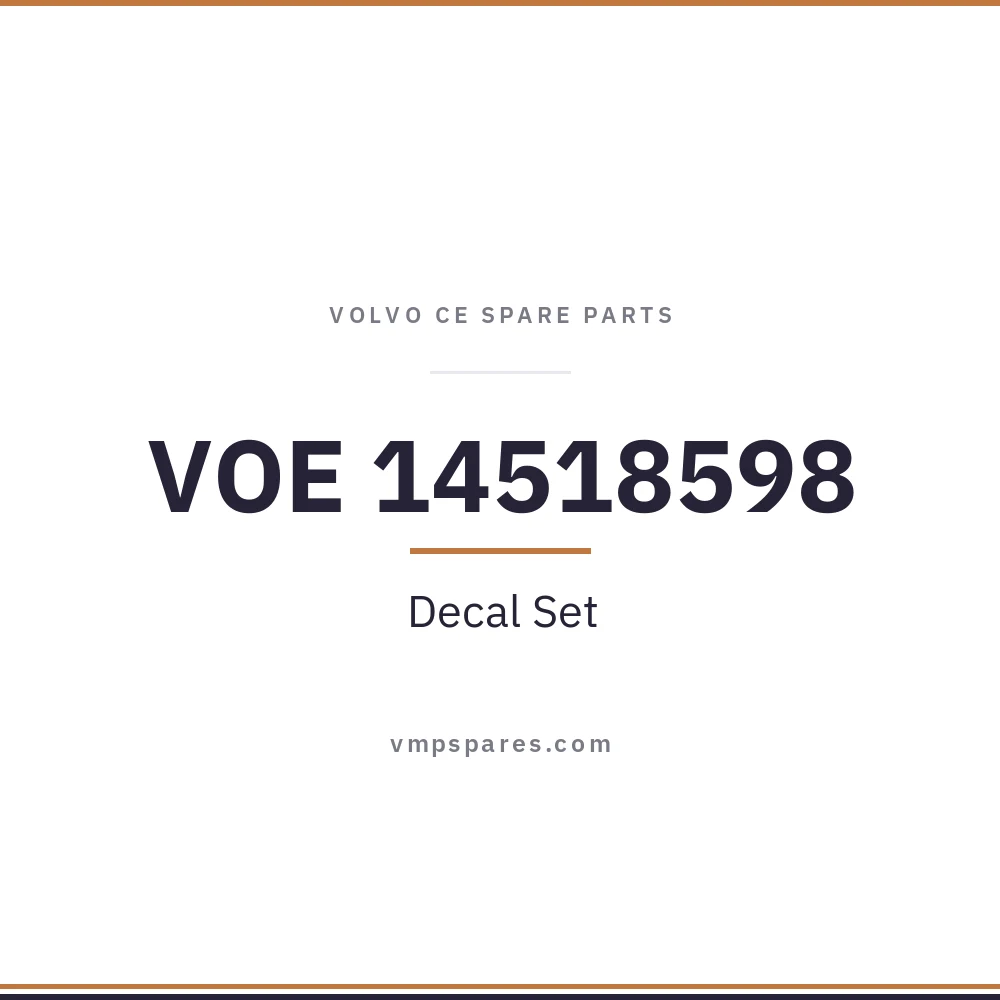 VOE 14518598 – Decal Set