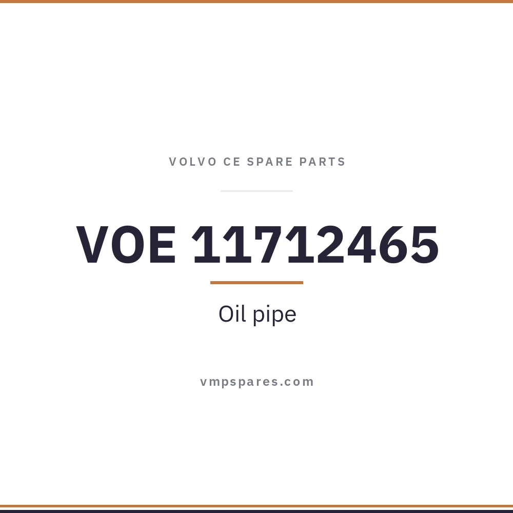 VOE 11712465 – Oil pipe