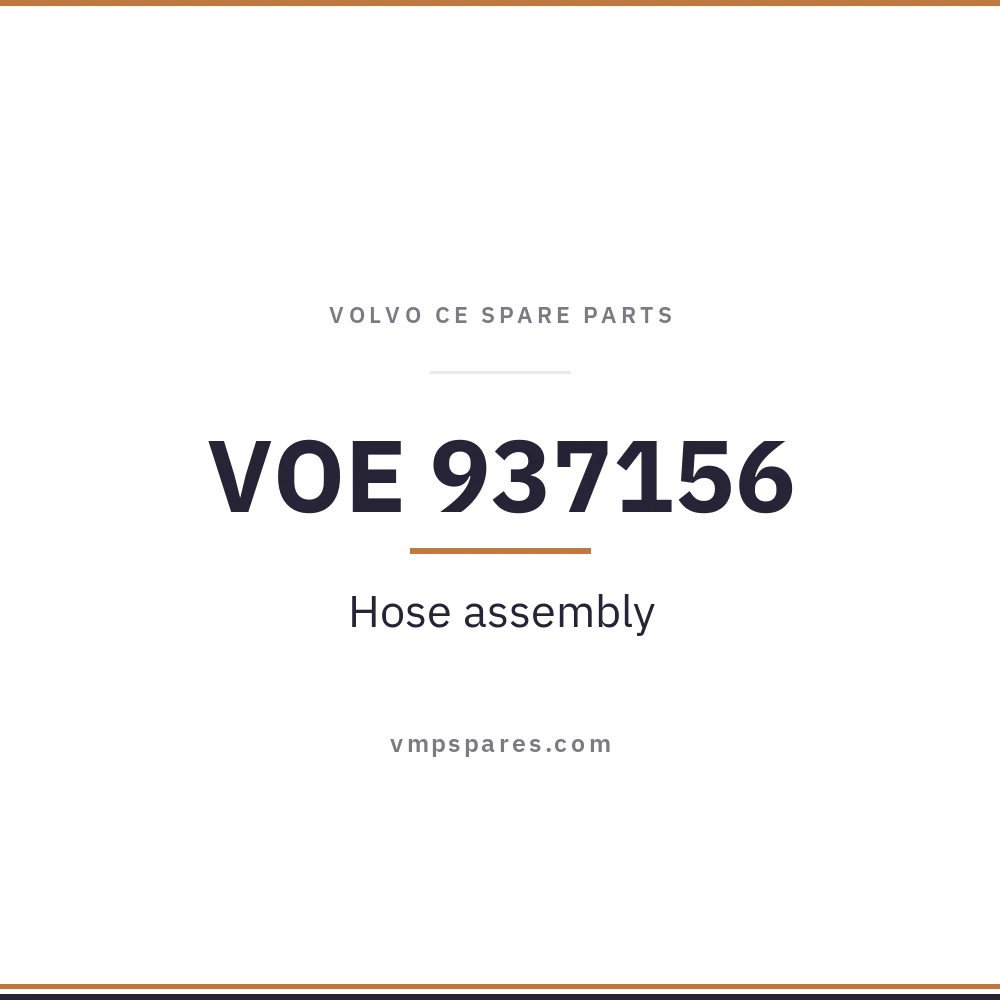 VOE 937156 – Hose assembly